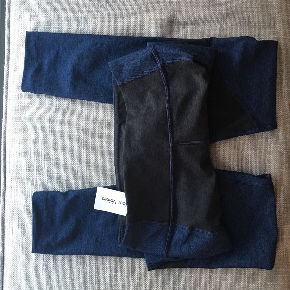 NWT Outdoor voices two toned full length leggings